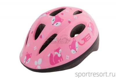 Велосипедный шлем Green Cycle Foxy розовый (50-54см) HEL-52-03