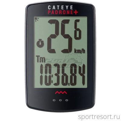 Велокомпьютер CatEye CC-PA110W PADRONE+ Black CE1604600