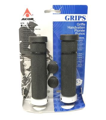 Грипсы Acor ASG-2604 ATB Grips Black/Clear