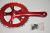Шатуны SHUN SHING SS-8101 (44T/170mm) Red