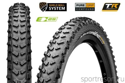 Покрышка Continental Mountain King 27.5х2.6 ShieldWall PureGrip Folding