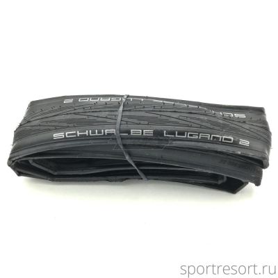 Покрышка Schwalbe LUGANO II 700x23C Folding K-Guard HS471 Black