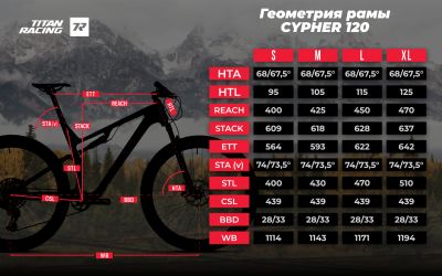 Велосипед Titan Racing Cypher RS Sport L черно-голубой 2231091130