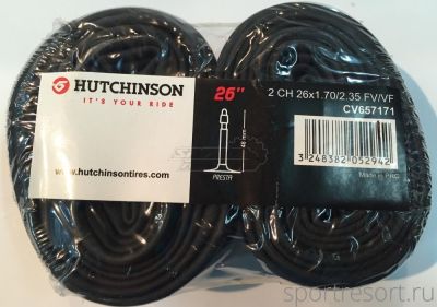 Велокамера Hutchinson 26х1.7/2.35 F/V (пара)