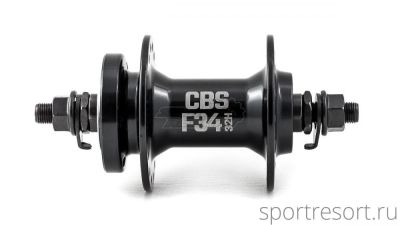 Втулка передняя CBS F34 Disc (32H, гайки, 100mm)