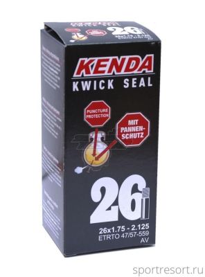 Велокамера Kenda 26x1.75-2.125 (47/57-559) A/V Антипрокол