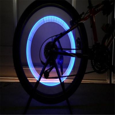 Ниппельный колпачок Led Wheel Light Blue (пара)