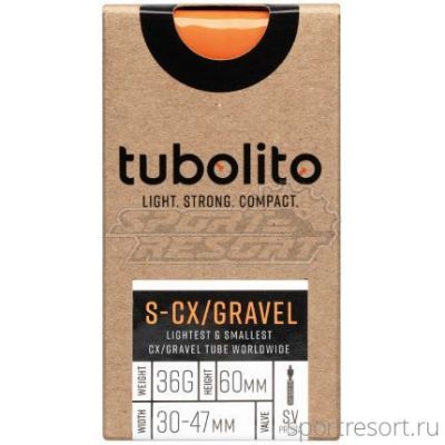 Велокамера Tubolito Tubo S-CX/Gravel 28 700Cx30-47 F/V-60 mm