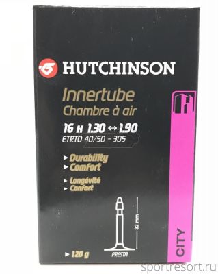 Велокамера Hutchinson 16х1.3/1.9 F/V