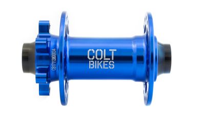 Втулка передняя Colt Bikes 38 (32H, 100x15mm) Blue