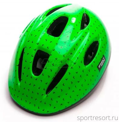 Велосипедный шлем Green Cycle Flash зеленый (48-52cm) HEL-56-77