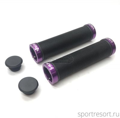Грипсы VLX G02 Longneck black/purple