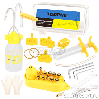 Набор для прокачки тормозов TOOPRE Metal XL Bleed Kit T01MXL