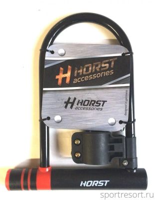 Велозамок HORST U-Lock 12х180х245mm с ключом 09-100203