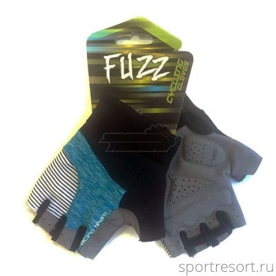 Велоперчатки FUZZ Racing Team D-Grip GEL (XS) black blue 08-202311