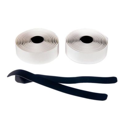 Обмотка руля 4BIKE гелевая с карбоновым рисунком (белая)