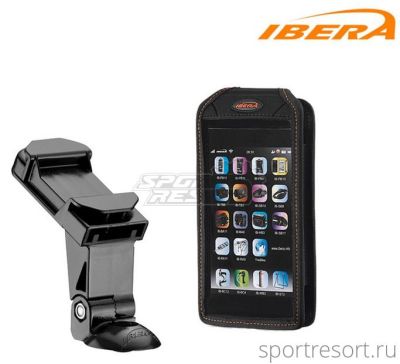 Крепеж на руль IBERA IB-PB17Q5 iPhone Case black (в якорь) IB-PB17Q5