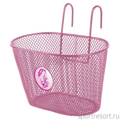 Корзина на руль Ventura Children's Basket S розовая 5-431428