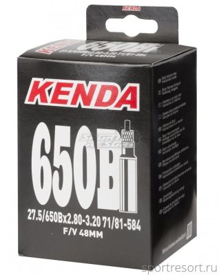 Велокамера Kenda 27.5x2.80-3.20 (71/81-584) F/V-48mm Plus
