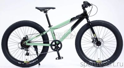 Велосипед TimeTry TT292 24" черно-зеленый (2024) TimeTry TT292