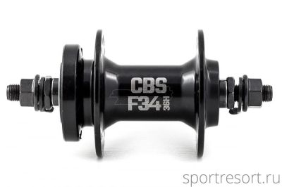 Втулка передняя CBS F34 Disc (36H, гайки, 100mm)