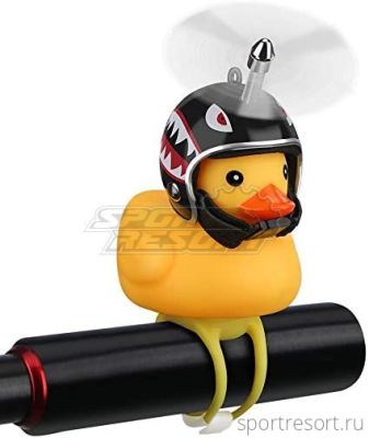 Сигнал с подсветкой Bicycle Duck Bell Propeller Helmet PRO-MG200