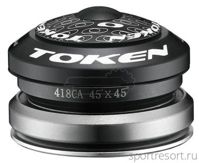 Рулевая колонка Token OMEGA A7M (1-1/4" - 1-1/8") Black