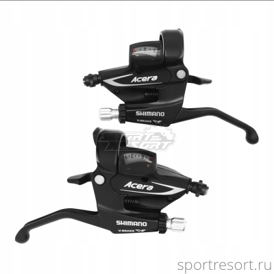 Ручки Dual Control Shimano Acera ST-M360 (3x8ск, черные) без упак.