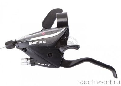 Ручка Dual Control Shimano Tourney ST-EF65-3L-2A (3ск, черная)