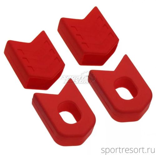 Защита на торцы шатунов ZTTO Bike Crank Cover (красная)