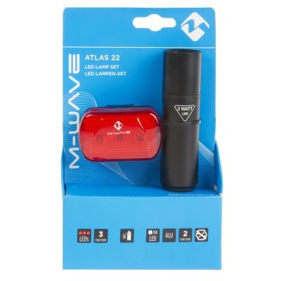 Комплект фонарей M-Wave ATLAS 22 Set 5-221064