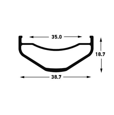 Обод Stans NoTubes Baron S1 27.5" (584х35mm) 32H