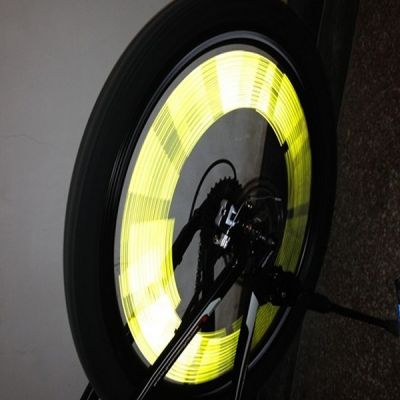 Светоотражатели на спицы Spoke Reflector Set (12шт) желтые likai-3