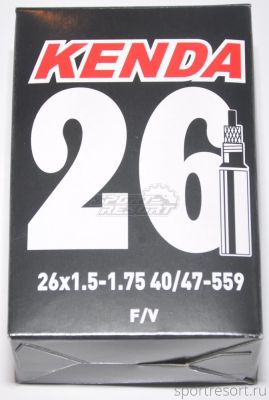 Велокамера Kenda 26x1.5-1.75 (40/47-559) F/V