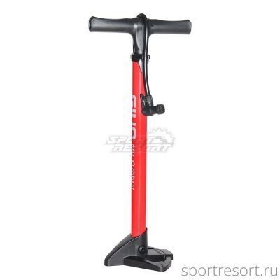 Насос напольный Giyo GF-37P Economic Steel Floor Pump красный GF37P-RED