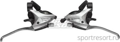 Ручки Dual Control Shimano Non-Series ST-EF50 (3x7ск, серебро)