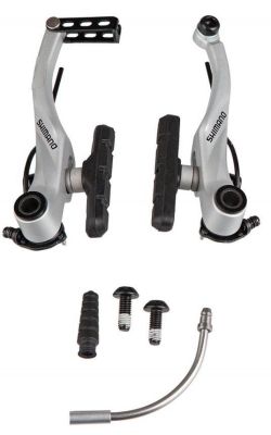 Тормоз Shimano Alivio BR-T4000 передний (серебро)