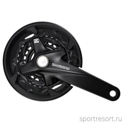 Система Shimano Altus FC-MT200 9ск (40/30/22T, 175mm, защита)