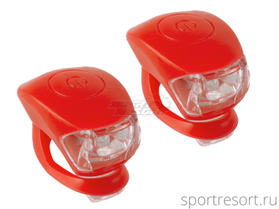 Комплект фонарей M-Wave Cobra IV Battery Flashing Light Set красные 5-220633