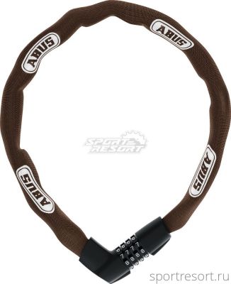 Велозамок ABUS Tresor 1385/85 цепь с ключом (коричневый) 05-0048569