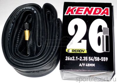Велокамера Kenda 26x2.125-2.35 (54/58-559) A/V-48mm Extreme