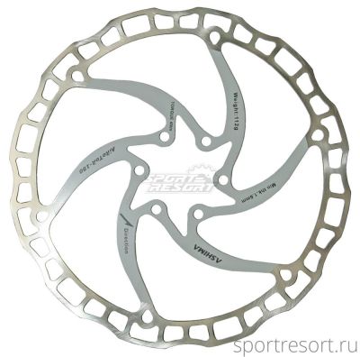 Тормозной диск Ashima ARO-08 160 mm белый