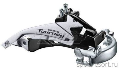 Переключатель передний Shimano Tourney FD-TY500 (3х6/7ск, 66-69°) без упак