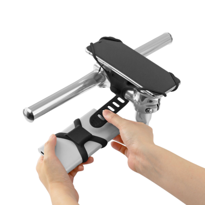 Крепеж для смартфона на вынос BONE BIKE TIE PRO 4 + POWER STRAP Black 07-200620