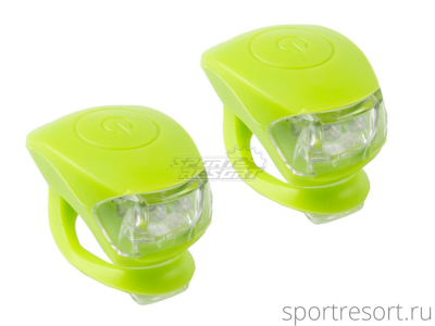 Комплект фонарей M-Wave Cobra IV Battery Flashing Light Set зеленые 5-220635
