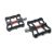 Педали Gineyea K317S Black/Red