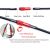 Регулятор натяжения троса RISK Inline Cable Adjuster (1шт) красный Регулятор натяжения троса RISK Inline Cable Adjuster (1шт) красный