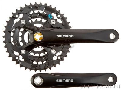 Система Shimano Acera FC-M361 7/8ск (Квадрат, 42/32/22T, 175mm, черная)