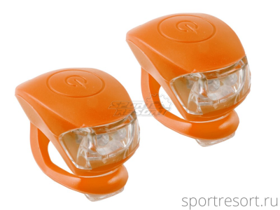 Комплект фонарей M-Wave Cobra IV Battery Flashing Light Set оранжевые 5-220637