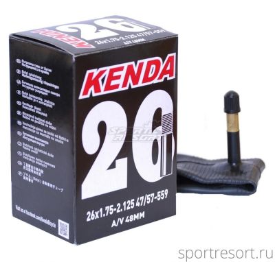 Велокамера Kenda 26x1.75-2.125 (47/57-559) A/V-48mm